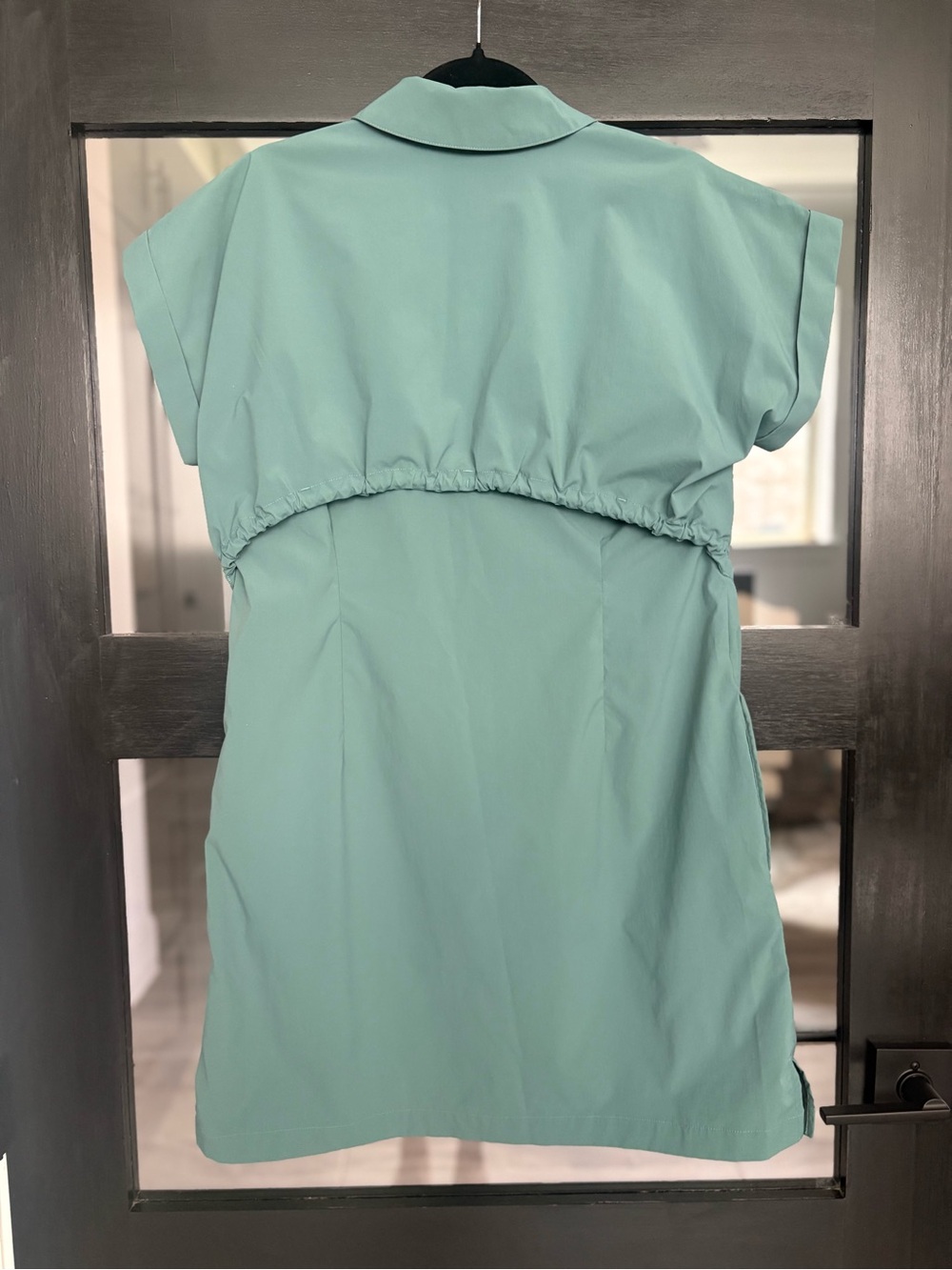 Athleta Topspin Dress Deep Ocean Teal Travel Golf Tennis Active Athleisure UPF M - Picture 5 of 11